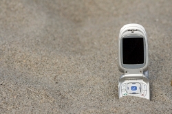Phone at the Beach