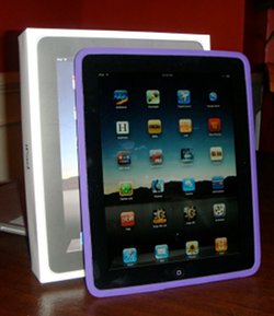 Photo of Joanna's iPad