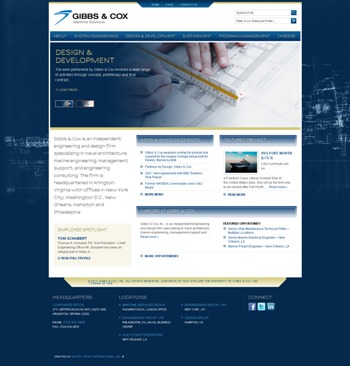 Gibbs & Cox home page