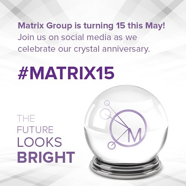 Matrix 1th anniversary logo