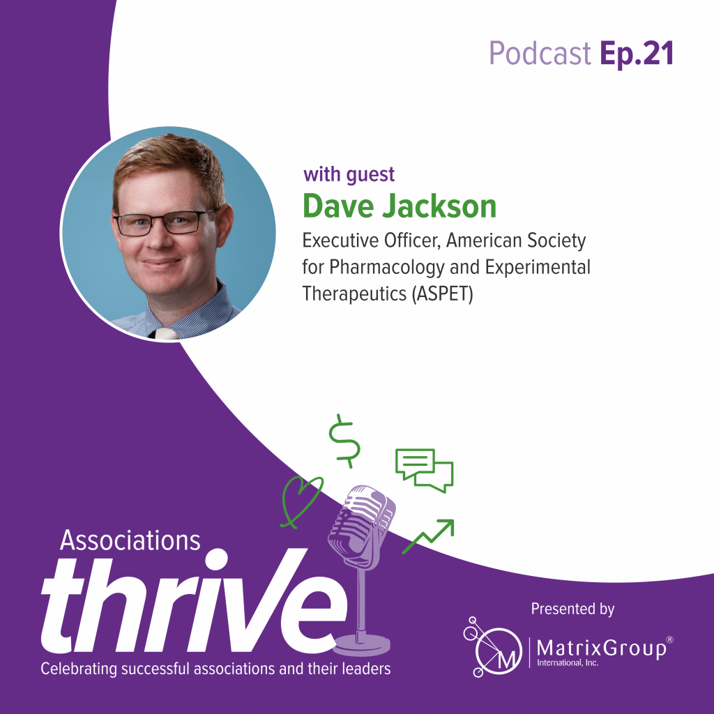Associations Thrive episode 21 cover, featuring Dave Jackson